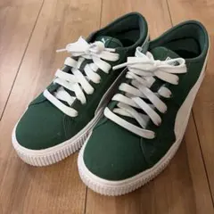 PUMA SoftFoam ダークグリーン スニーカー