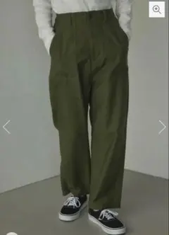 blkby blackbymoussy ベイカーパンツ ワークパンツ