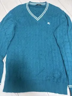 BURBERRY ブラックレーベル Vネックニットセーター