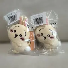 ちいかわ うさぎだらけくじ E賞 ぬいぐるみバッジ ハァ!?