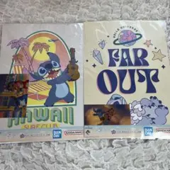 一番くじ リロ&スティッチ F賞 ポスター & ポストカードセット バラ 
