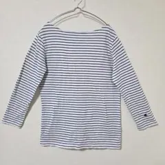 【チャンピオン】ボーダーカットソー Tシャツ ボートネック 7分袖 綿100％Mのサムネイル