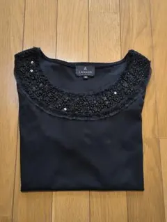ランバン スパンコール Tシャツ ブラック 38のサムネイル