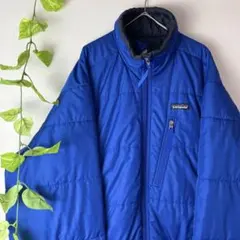 美品/希少Lサイズ 名作 パタゴニア パフジャケット 濃青 ブルー 83990