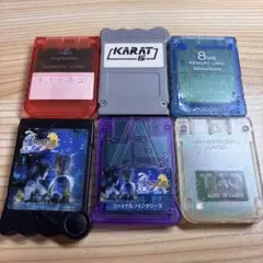 PS1 PS2 メモリーカード　６点セット　ジャンク　022