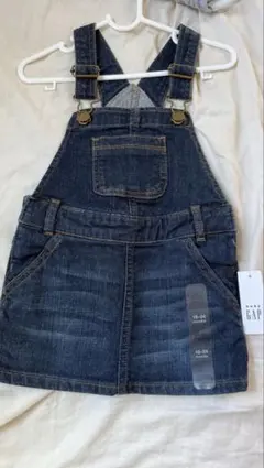 未使用　GAP デニム オーバーオール 12-24M