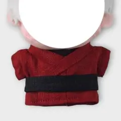 レッド　浴衣　着物　11cmぬいぐるみ服　ぬい服のサムネイル
