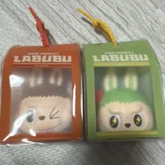 LABUBU MINI MARKET ぷにぷにチャーム スクイーズ 2種セット