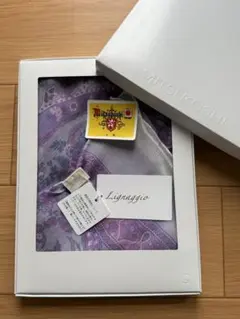 Lignaggio シルクストール ペイズリー柄 イタリア製