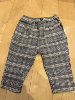 プティマイン チェックパンツ 80cm
