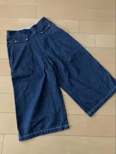 デニム ガウチョパンツ ワイドパンツのサムネイル