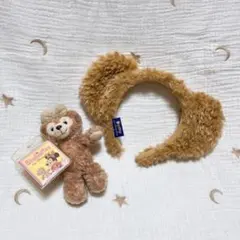 ディズニー　ダッフィーちゃん　カチューシャ　キーホルダー
