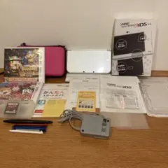 new Nintendo 3DS LL パールホワイト　ニンテンドー箱取説付き