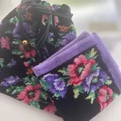【花柄・新品】FEILER フェイラー 　ポーチとミニタオルセット