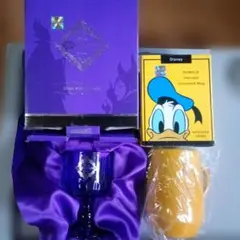 Disney マレフィセント グラス & ドナルド マグカップ　セット