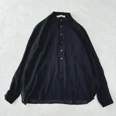 suzuki takayuki 長袖 シャツ スズキタカユキ suzuki takayuki シャツ standing-collar pullover メンズ