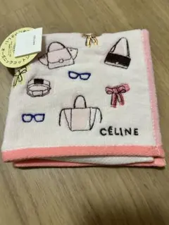 CÉLINE バッグ刺繍タオルハンカチ