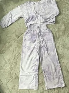URBAN CHERRY タイダイ薄紫スウェットセットアップ