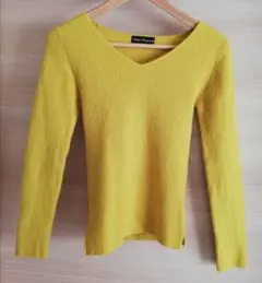 アーバンリサーチ　カシミヤ混ウールニット　イエロー