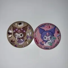 サンリオ クロミ 刺繍缶バッジ