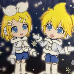 鏡音リン・レン　クリアファイル　ぺこぽこ