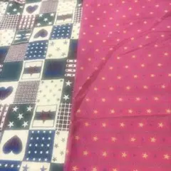 ハンドメイド用生地 はぎれ チェック柄