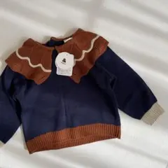 新品未使用/&mignon アンドミニョン 90cmベビー 長袖ニット