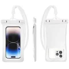 ✨スマホ 防水ケース 海 スマホケース IPX8 良いタッチ感度 顔認証 首掛け