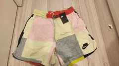 新品　Nike パッチワークデザイン　ショートパンツ ハーフパンツ　M ナイキ