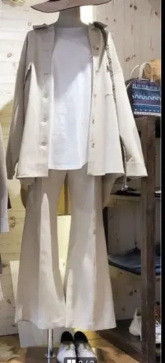 ★激安 美品 パンツセットアップ CPOジャケット フレアパンツ