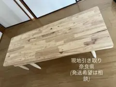 ヘリンボーンのカフェテーブル【ハンドメイド家具】 - メルカリ