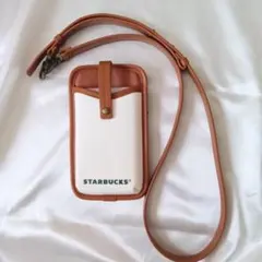 未使用　 STARBUCKS ショルダーストラップ付きスマホケース