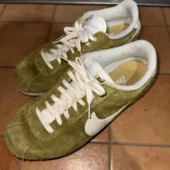 NIKE CORTEZ スエード オリーブ スニーカーのサムネイル