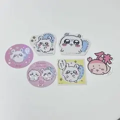 ちいかわ　モモンガ&カニちゃん　ステッカー　6枚セット
