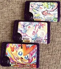 ポケモンフレンダ　ベストタッグ第4弾　カビゴン　シェイミ　ビクティニ
