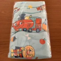アンパンマン お昼寝毛布 ブルー②　約85cm x 約115cm