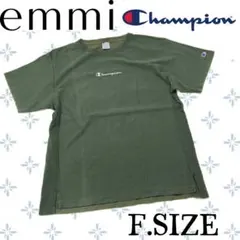 e17〚emmi Champion〛 半袖コラボヘビーウェイトTシャツ Fサイズのサムネイル