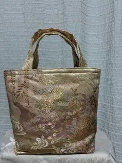 正絹名古屋帯リメイクトートバッグ - メルカリ