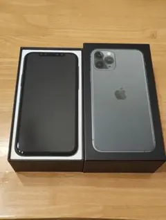 iPhone 11 Pro 64GB ミッドナイトグリーン 本体　箱付き