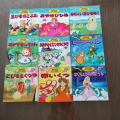 ちょまぴ様専用　日本昔ばなしアニメ絵本13冊、世界名作アニメ絵本16冊、計29冊