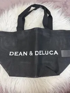 新品★ディーン＆デルーカ メッシュトートバッグ Sサイズ　ブラックのサムネイル