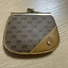 GUCCI ブラウン コインケース がま口式