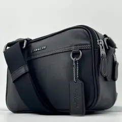 未使用級✨コーチ ショルダーバッグ グラハム レザー　ブラック