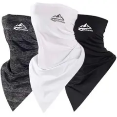 フェイスマスク ネックカバー フェイスガードフェイスカバー 冷感 UPF50