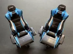 AKRacing 1/12 Pro-X V2 ブルー ゲーミングチェア 2点