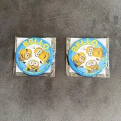 ミニオン Bello 缶バッジ 直径約8cm