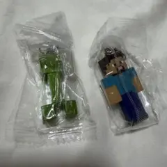 マインクラフト めじるしアクセサリー スティーブ クリーパー