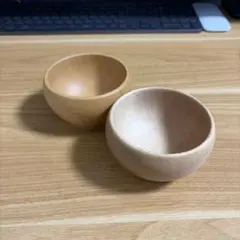 木製　茶碗　2個セットのサムネイル