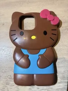 日焼けキティ　iPhoneケース　iPhone16ProMax シリコンケース