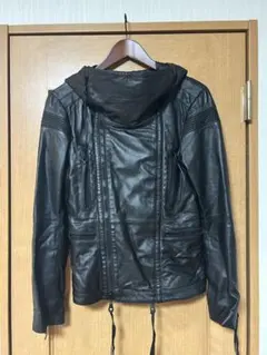 jieda 短丈　ラムレザーダブルライダースジャケットのサムネイル